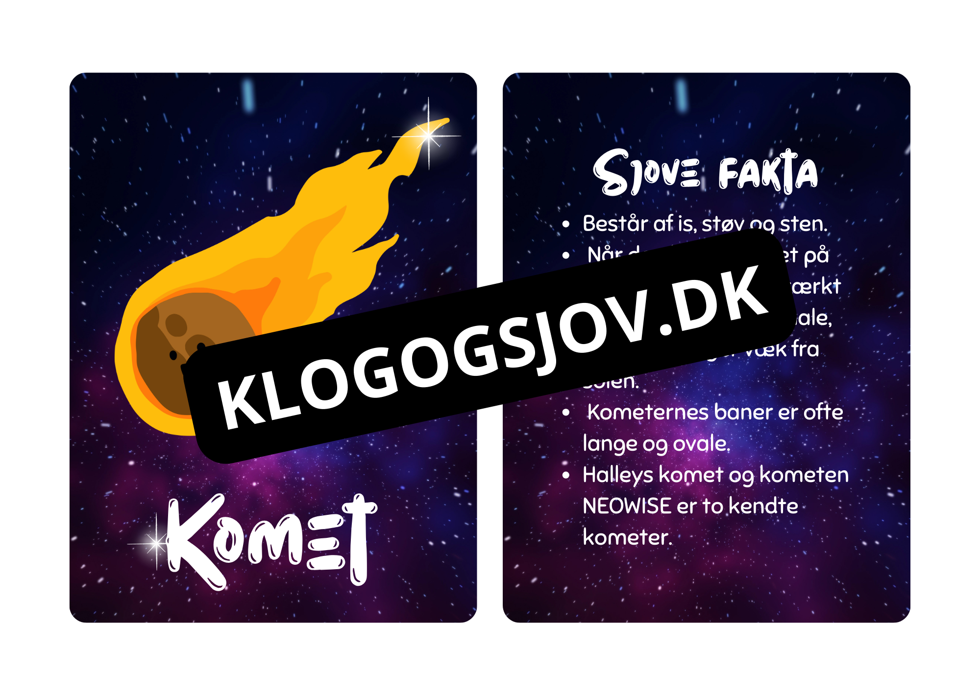 Vores solsystem - Flashcards