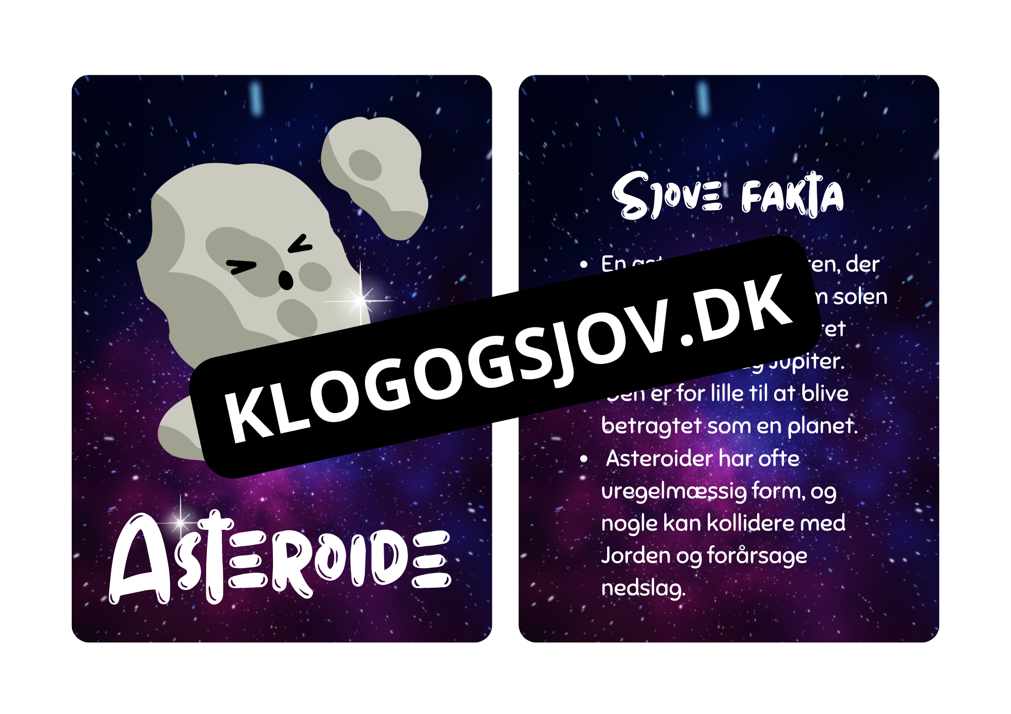 Vores solsystem - Flashcards