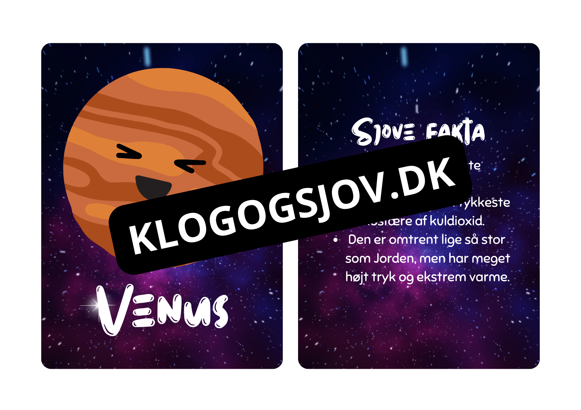 Vores solsystem - Flashcards