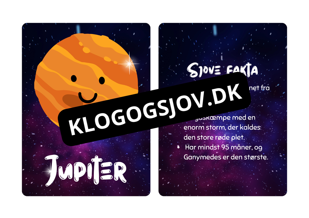 Vores solsystem - Flashcards