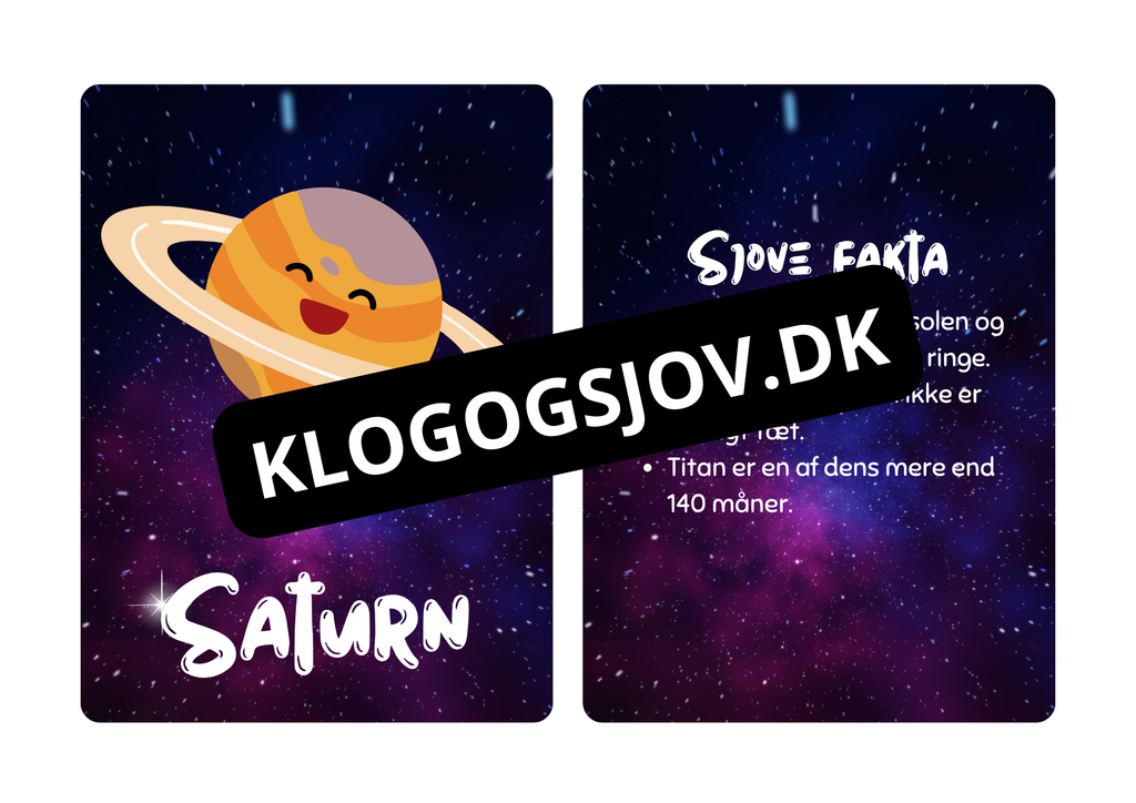 Vores solsystem - Flashcards