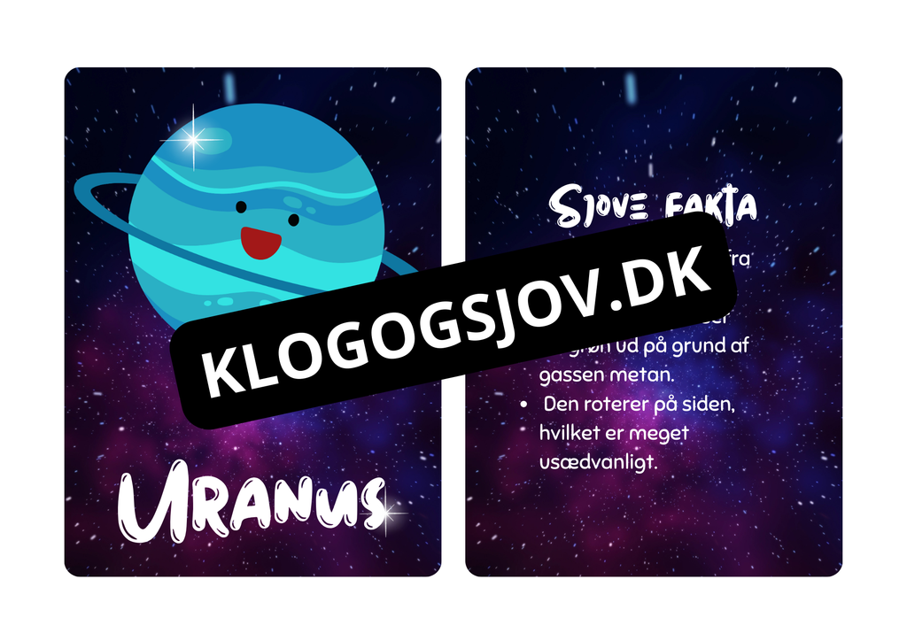 Vores solsystem - Flashcards