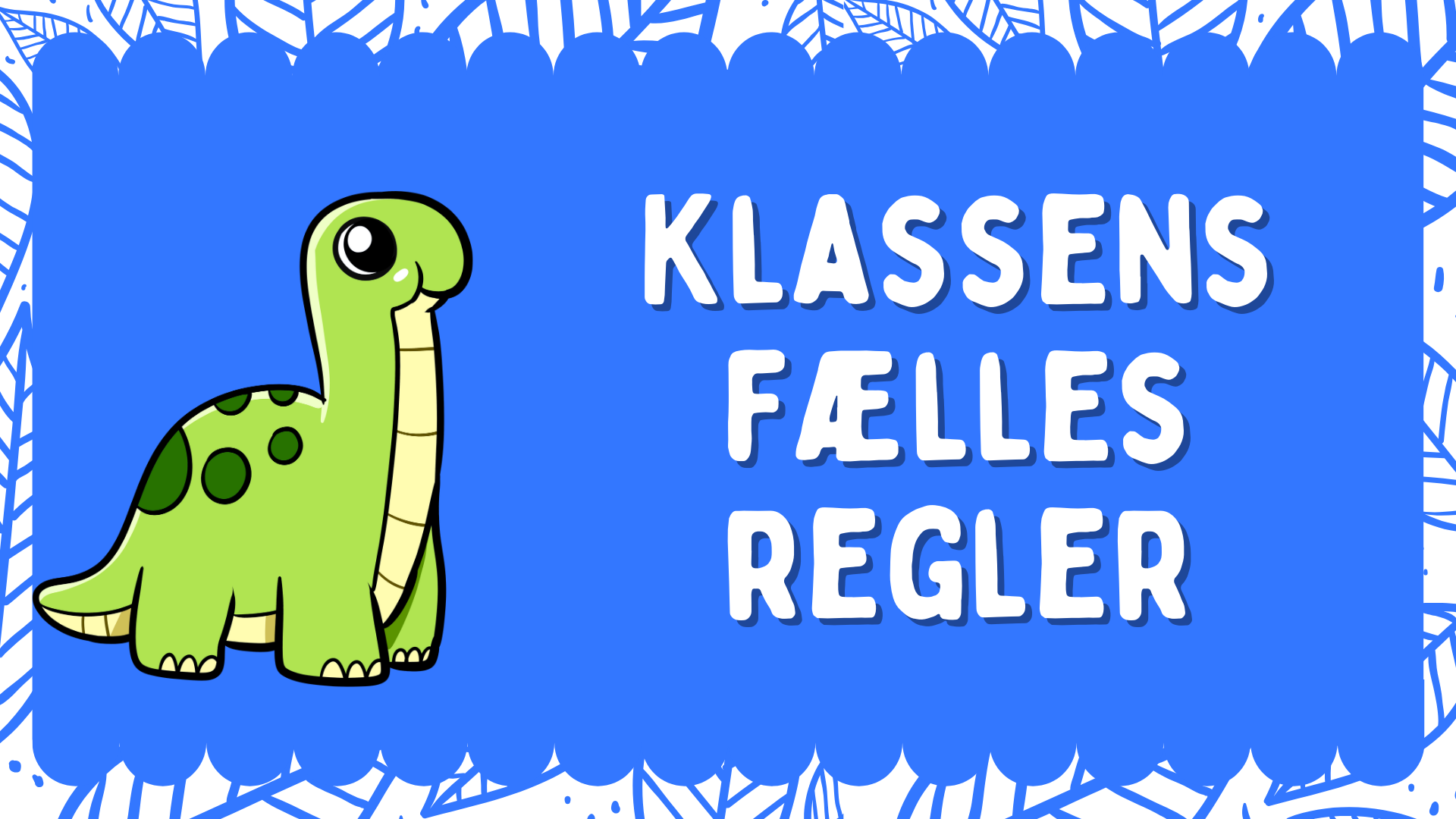 Klassens fælles regler - Vægtkort