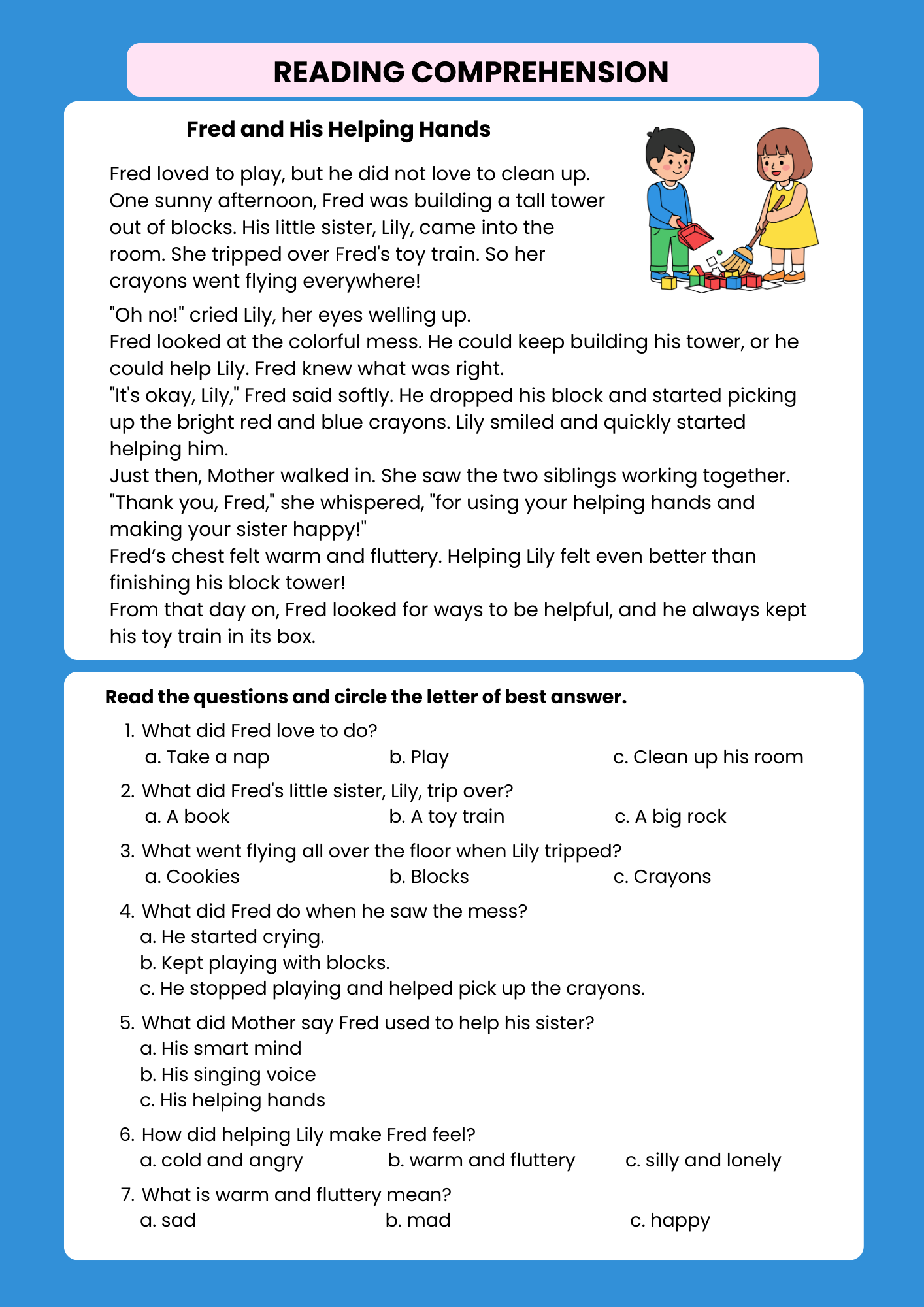 Læseforståelse – 5.–6. klasse – Engelsk