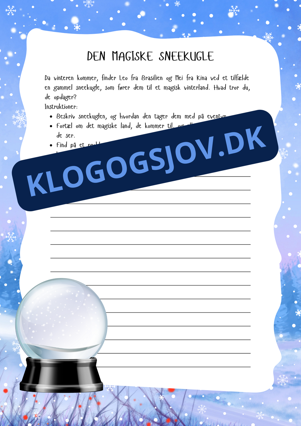 Den magiske sneekugle