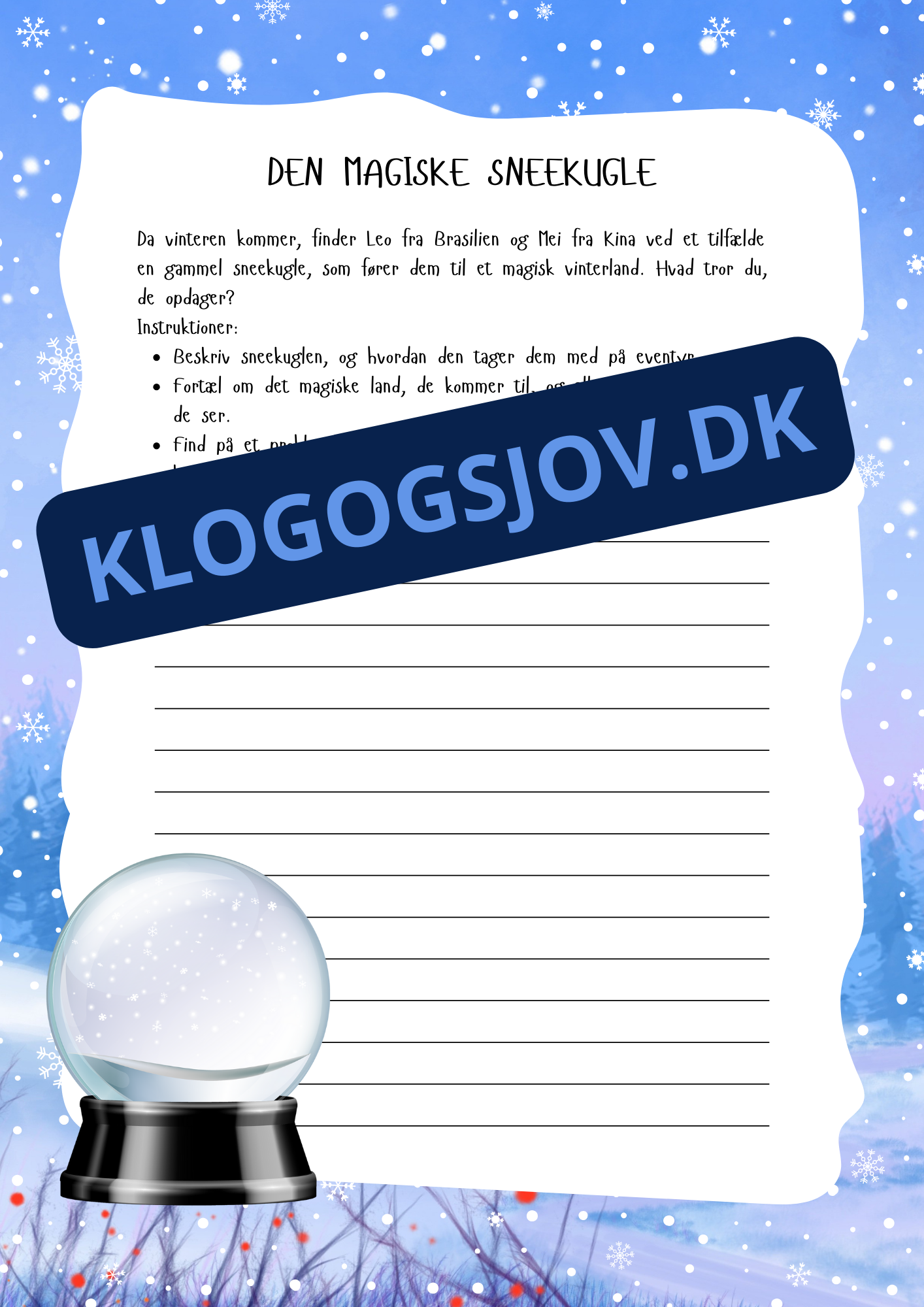 Den magiske sneekugle