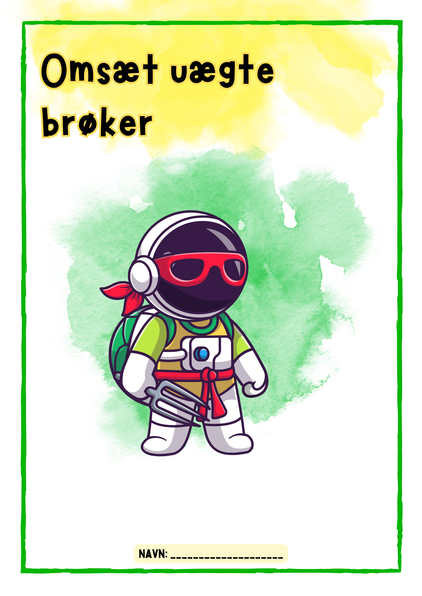 Omsæt uægte brøker – 4.–5. klasse