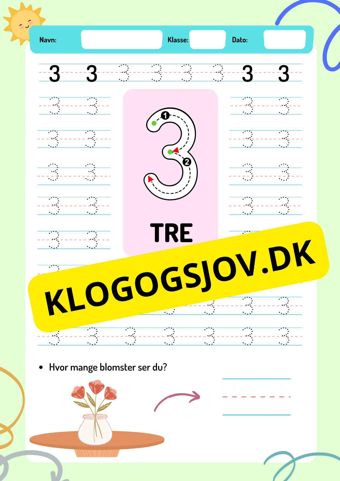 Vi lærer tall – 0–9