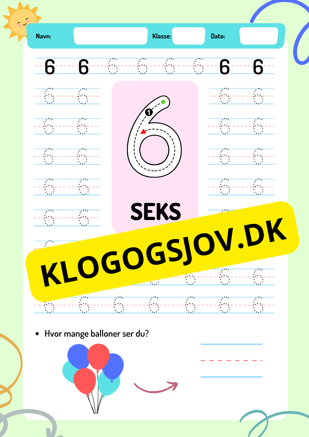 Vi lærer tall – 0–9