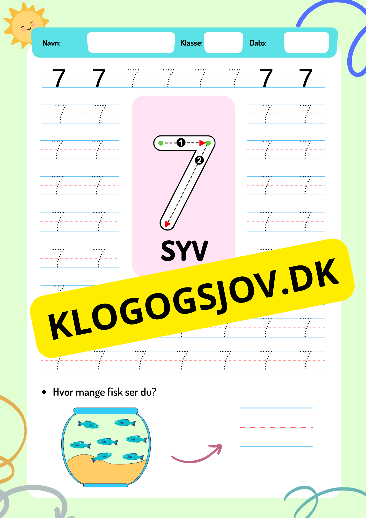 Vi lærer tall – 0–9