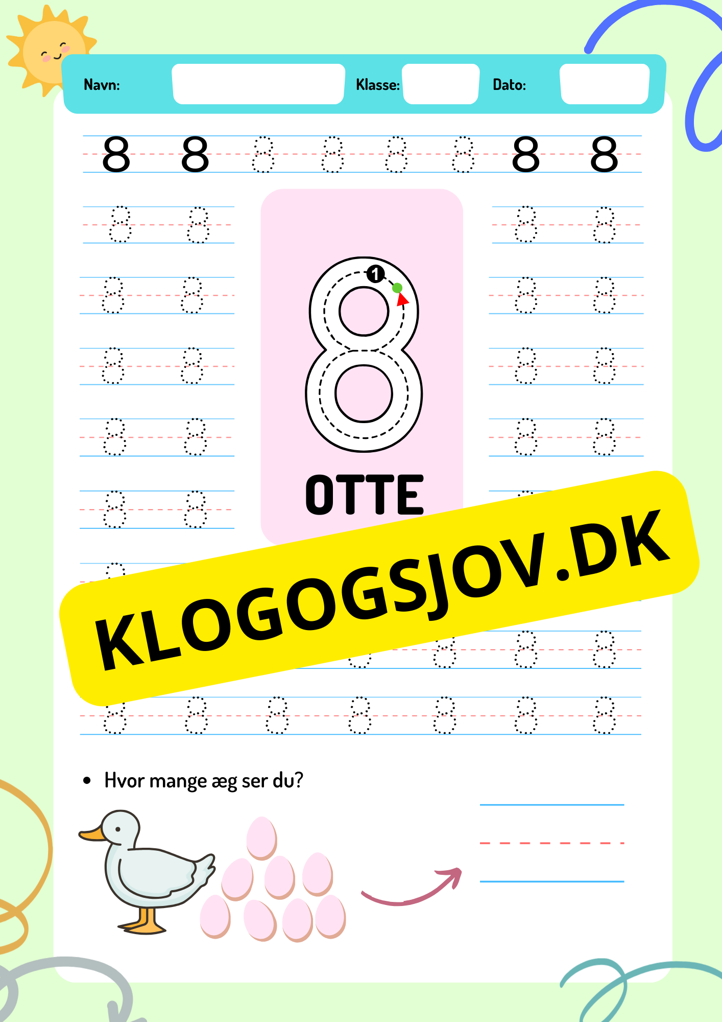 Vi lærer tall – 0–9