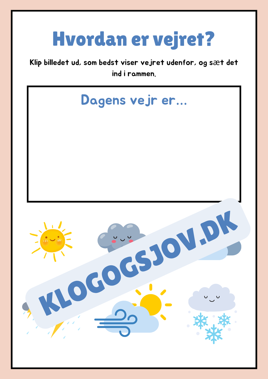 Tilbage til skolen - hæfte- Back to school