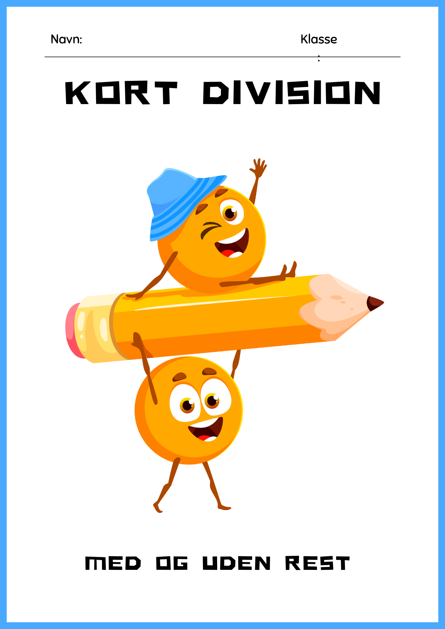 Kort division – med og uden rest – 4. klasse